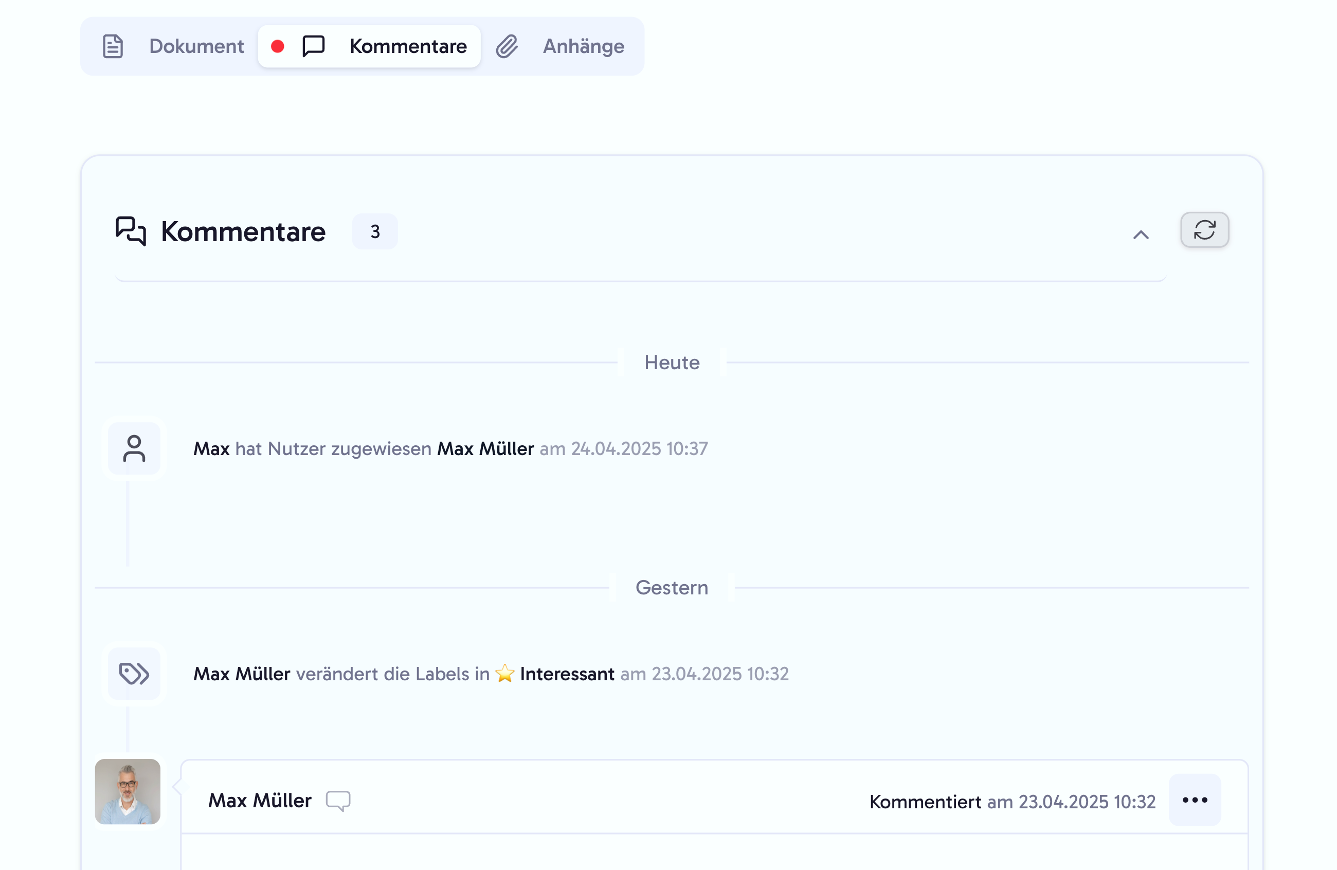 Diskussionsverlauf