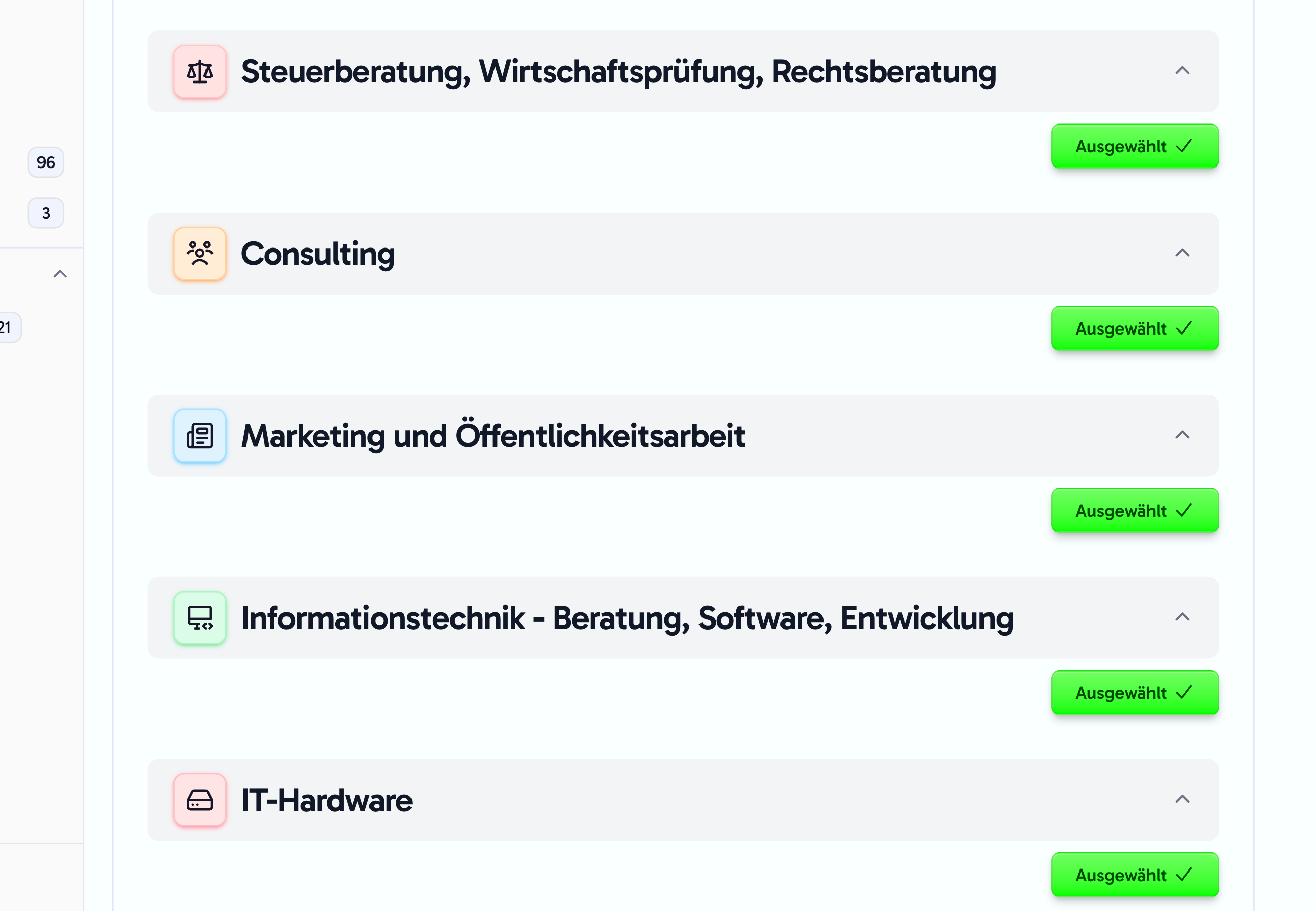 Fachportale Übersicht