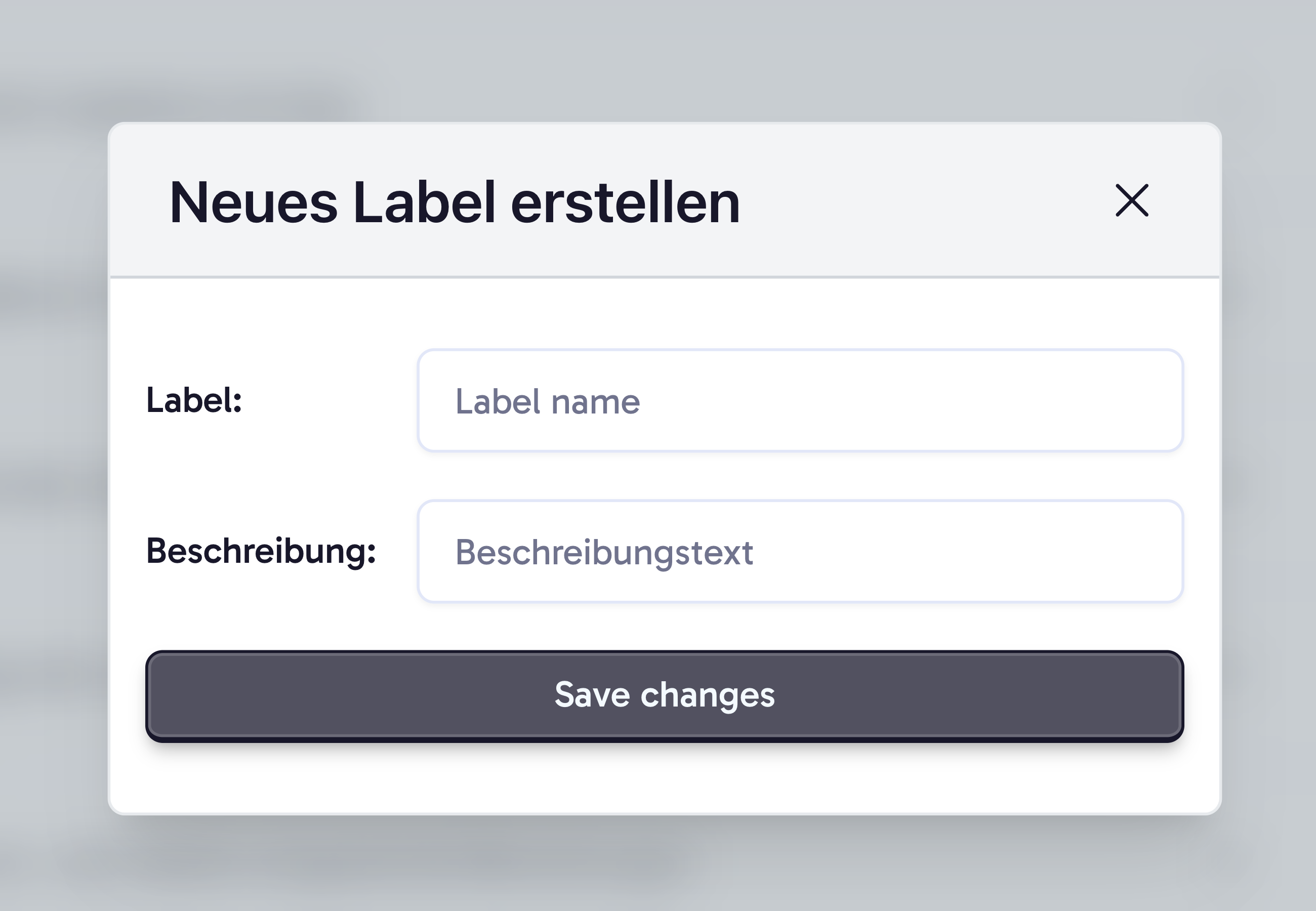 Labels nach Maß