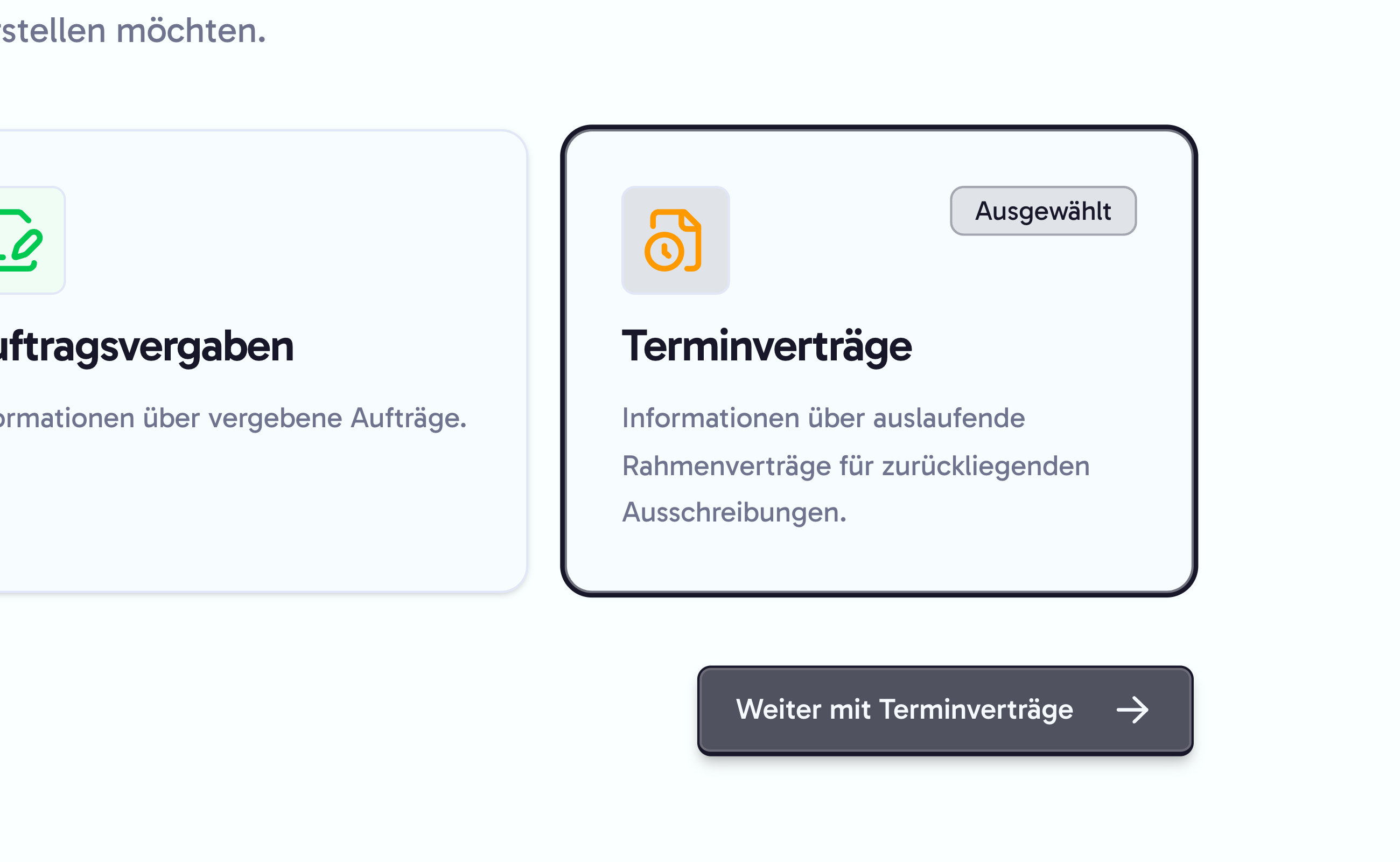 Terminverträge