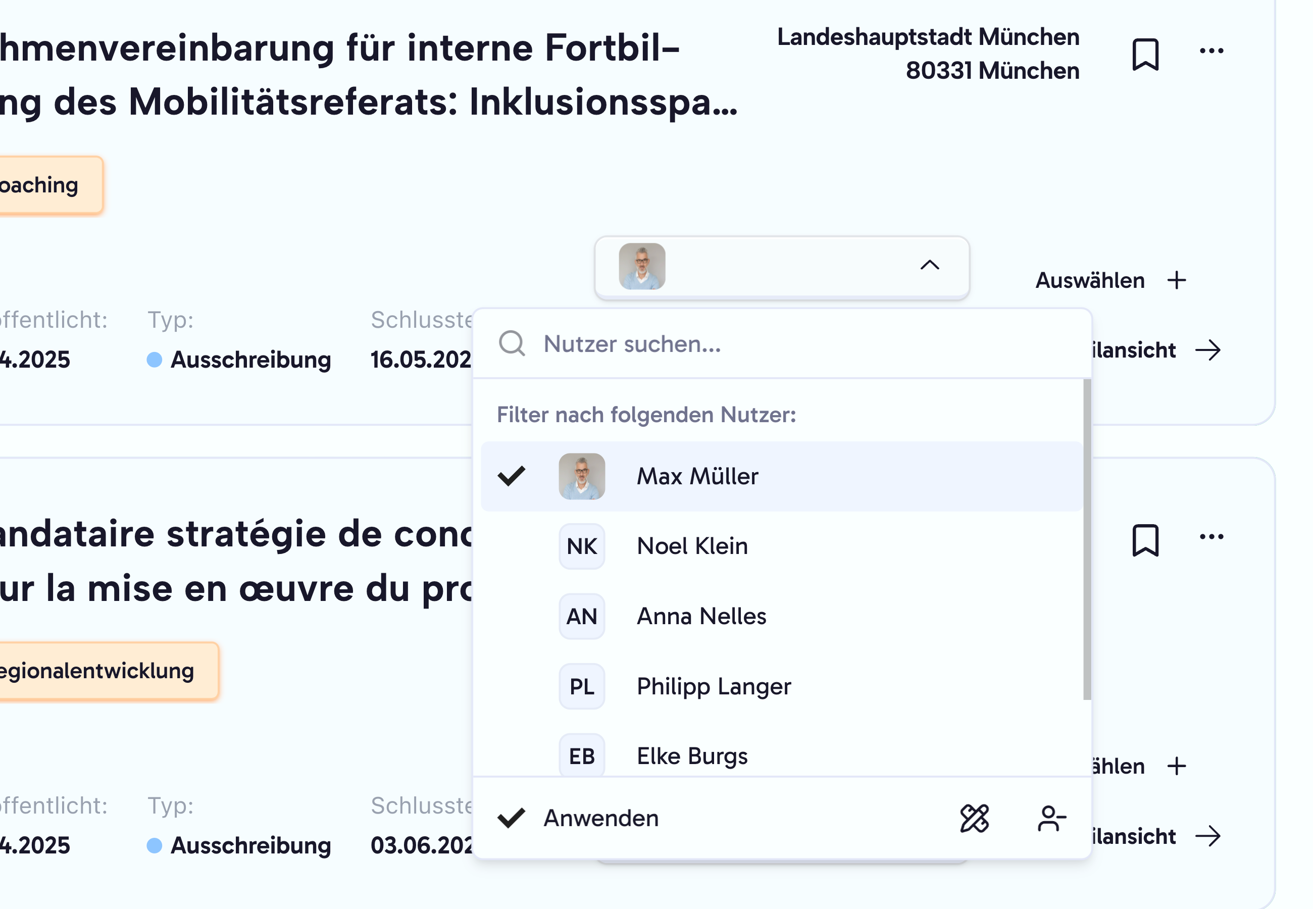 Zielgerichtete Informationsverteilung